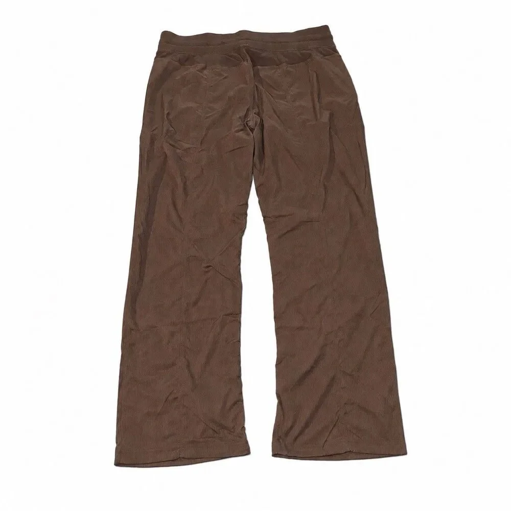 Lululemon Dance Studio Mid-Rise Pants Women 14 Walnut Crunch Brown 31”